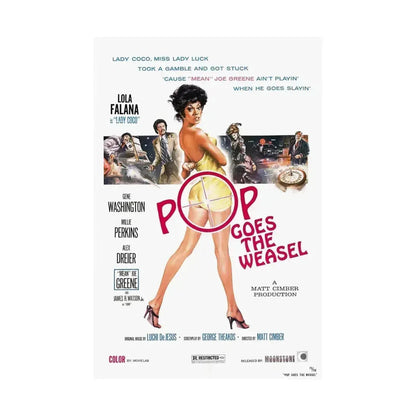 POP GOES THE WEASEL 1975 - Paper Movie Poster - The Sticker Space