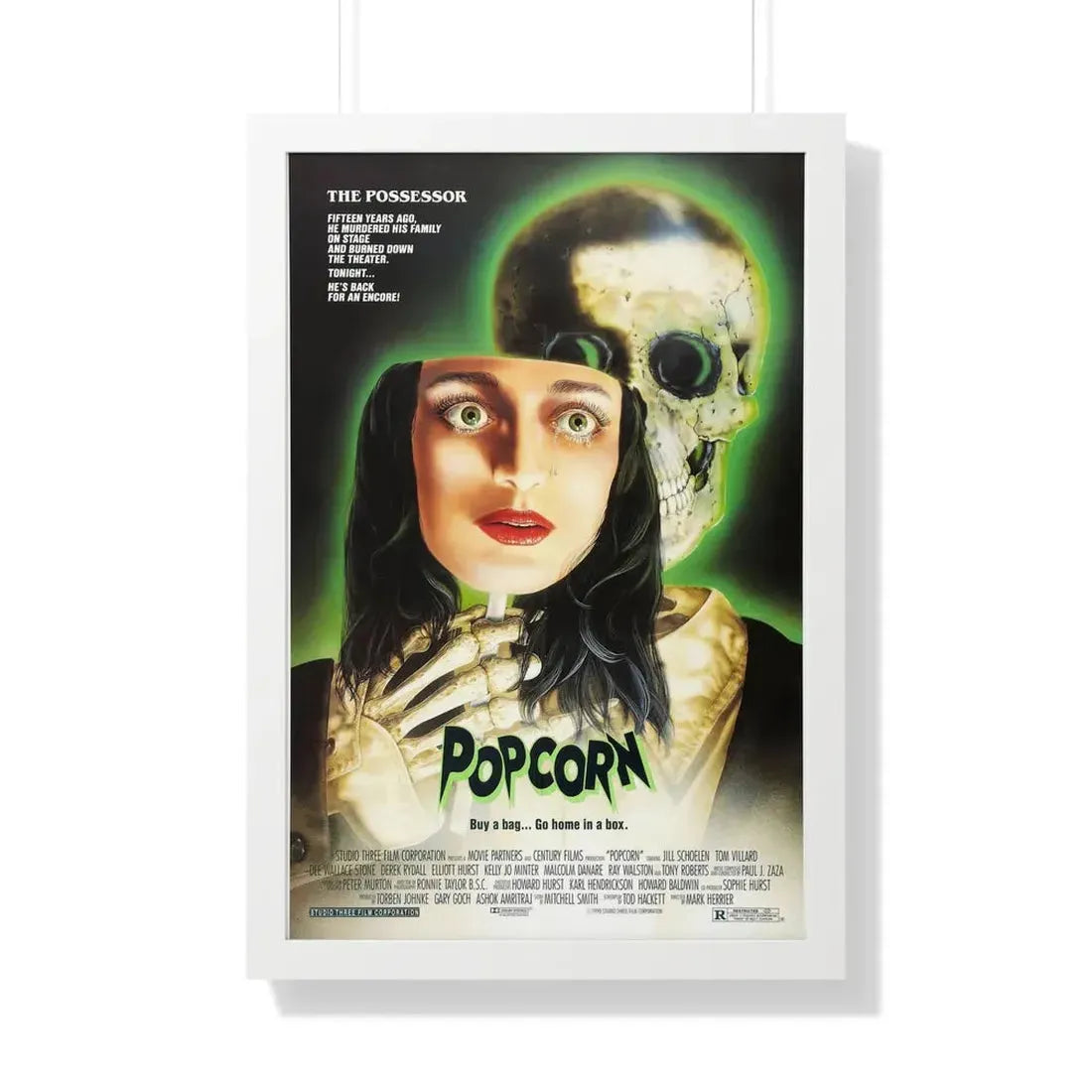POPCORN 1991 - Framed Movie Poster - The Sticker Space