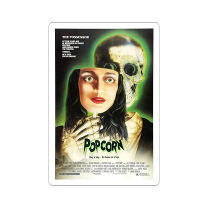 POPCORN 1991 Movie Poster - STICKER Vinyl Kiss-Cut Decal 6 Inch White - The Sticker Space