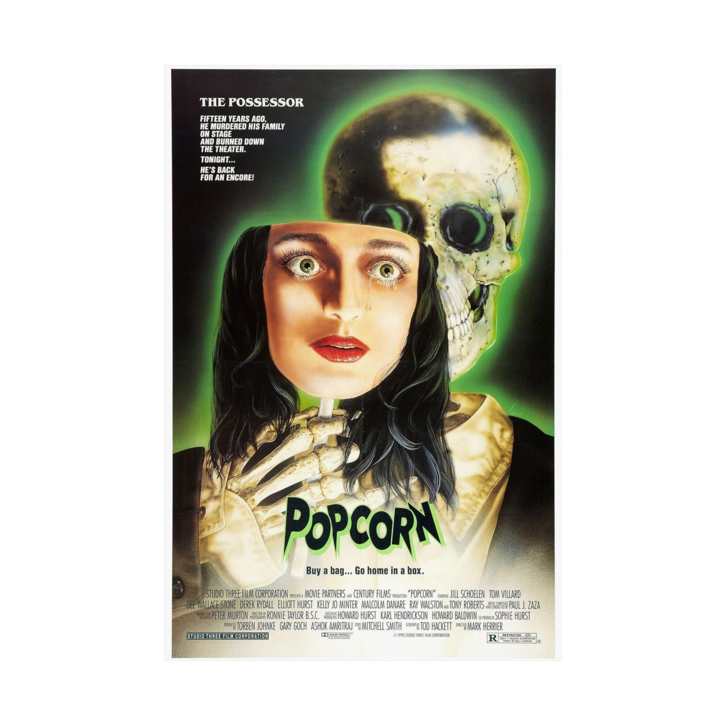 POPCORN 1991 - Paper Movie Poster-The Sticker Space