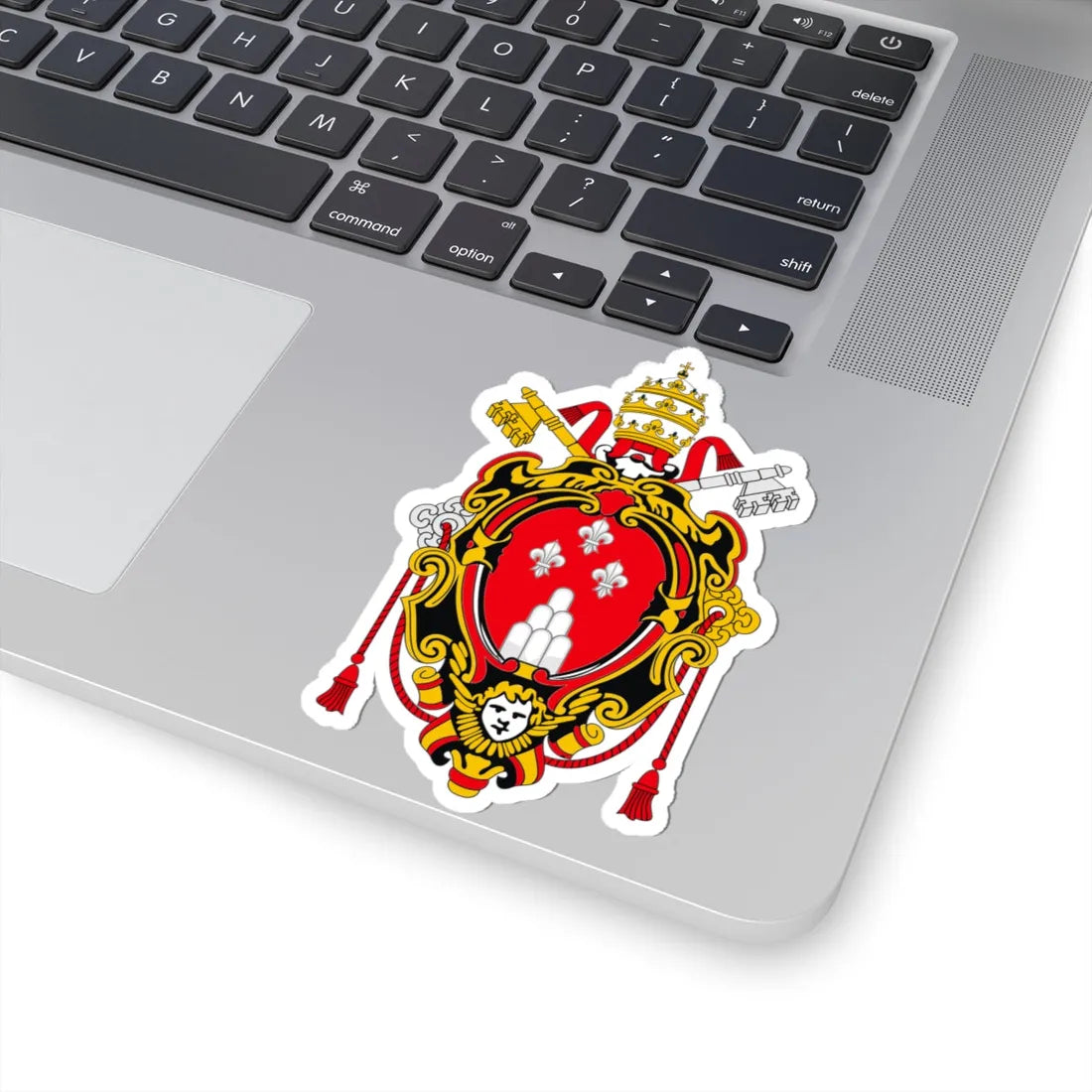 Pope Paul VIcoat of arms (Italy) (Coat of Arms) STICKER Vinyl Kiss-Cut Decal - The Sticker Space