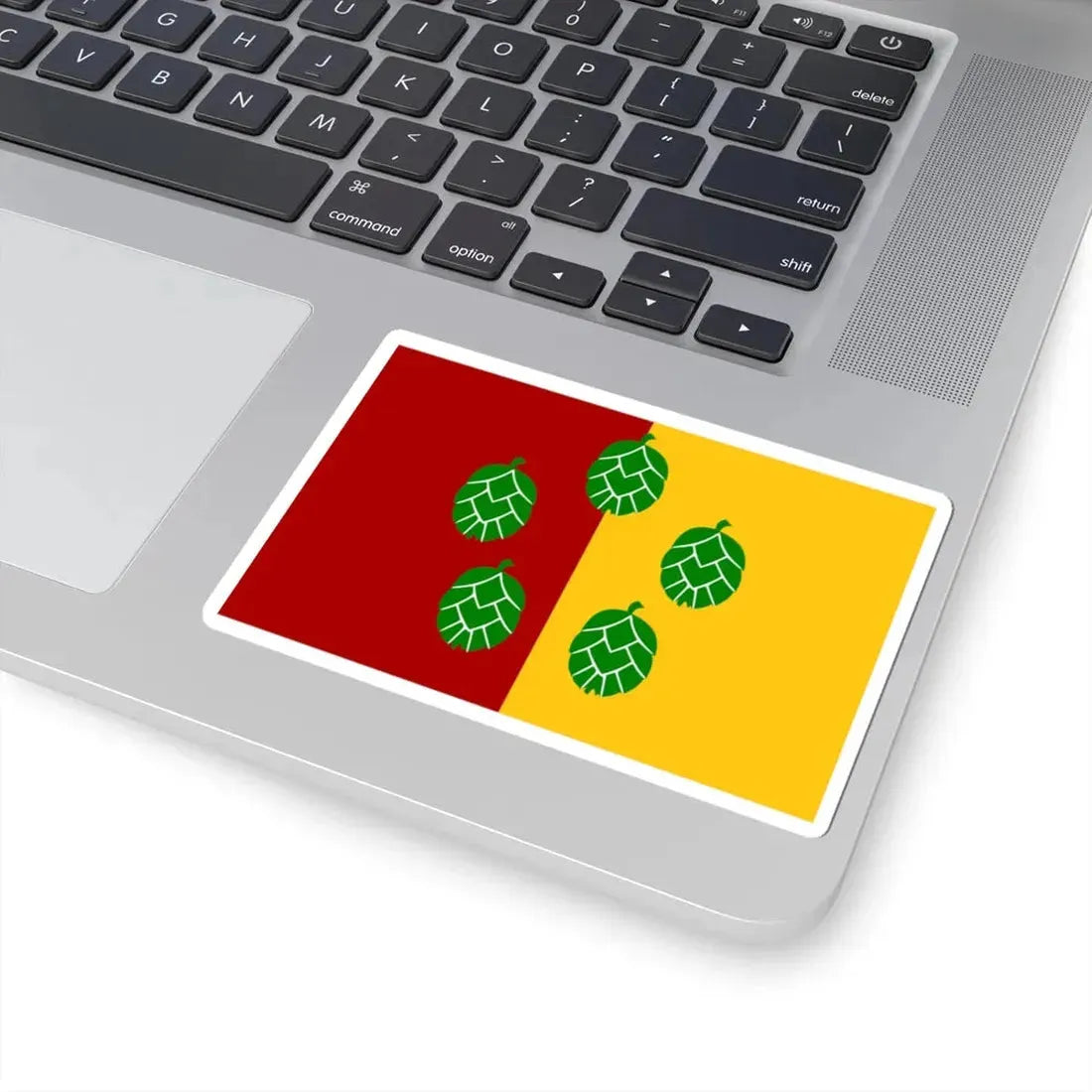 Poperinge vlag (Belgium) STICKER Vinyl Kiss-Cut Decal - The Sticker Space