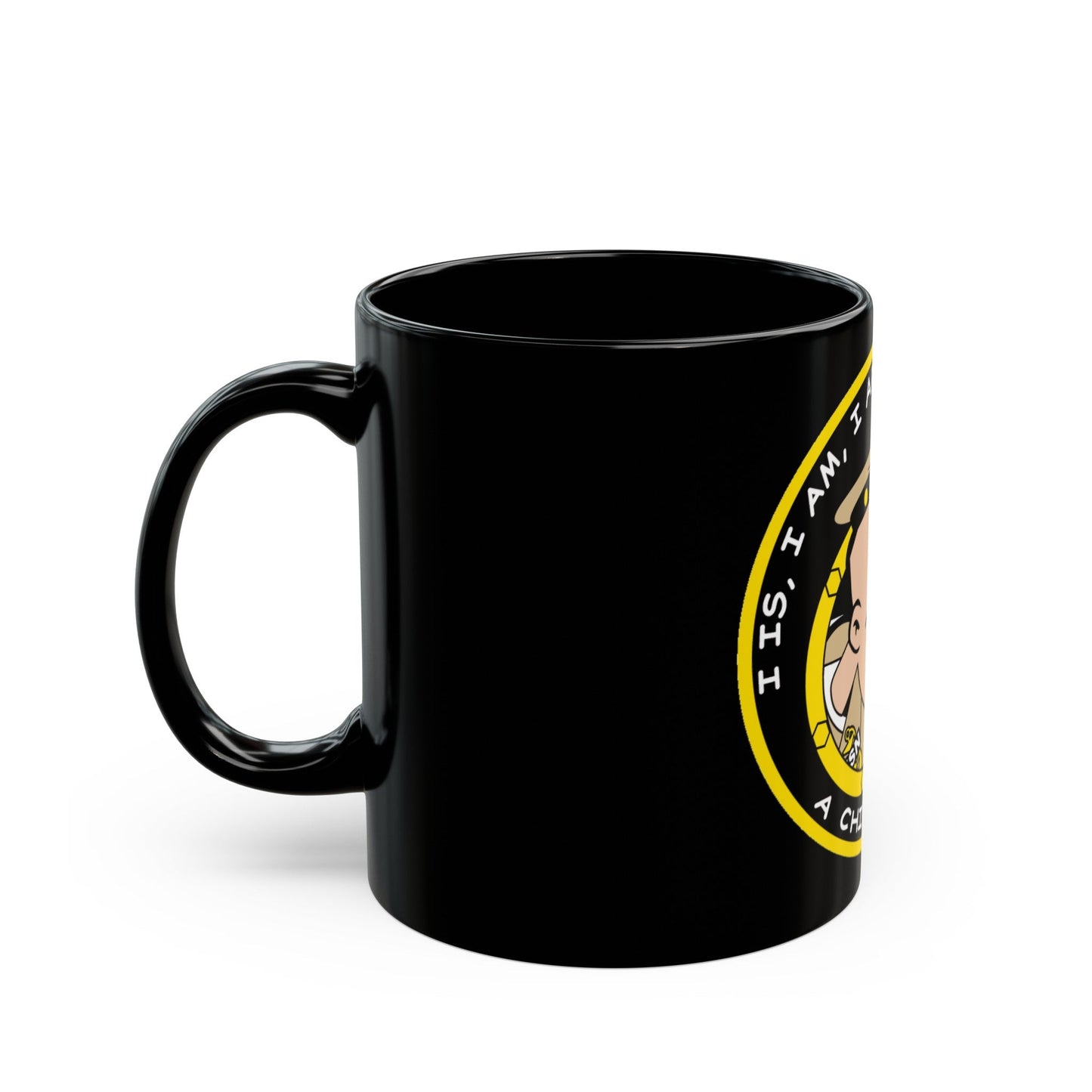 Popeye CPO (U.S. Navy) Black Coffee Mug-The Sticker Space