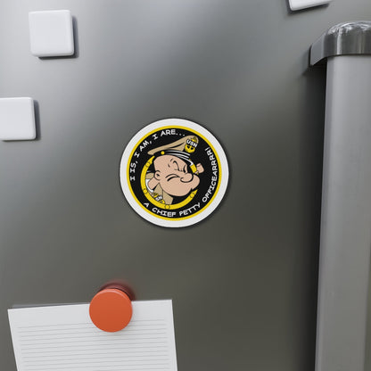 Popeye CPO (U.S. Navy) Die-Cut Magnet-The Sticker Space