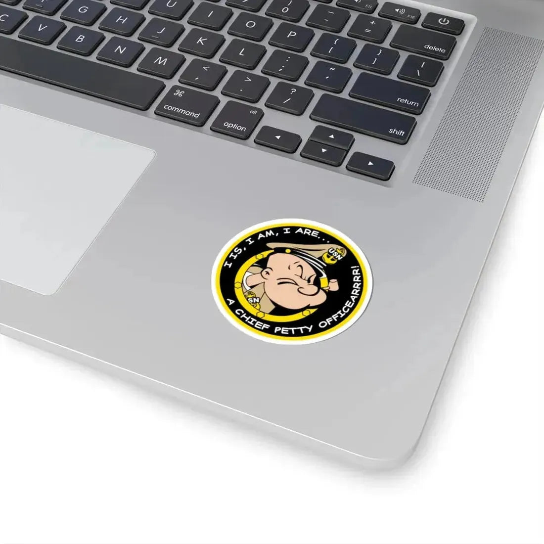 Popeye CPO (U.S. Navy) STICKER Vinyl Kiss-Cut Decal - The Sticker Space