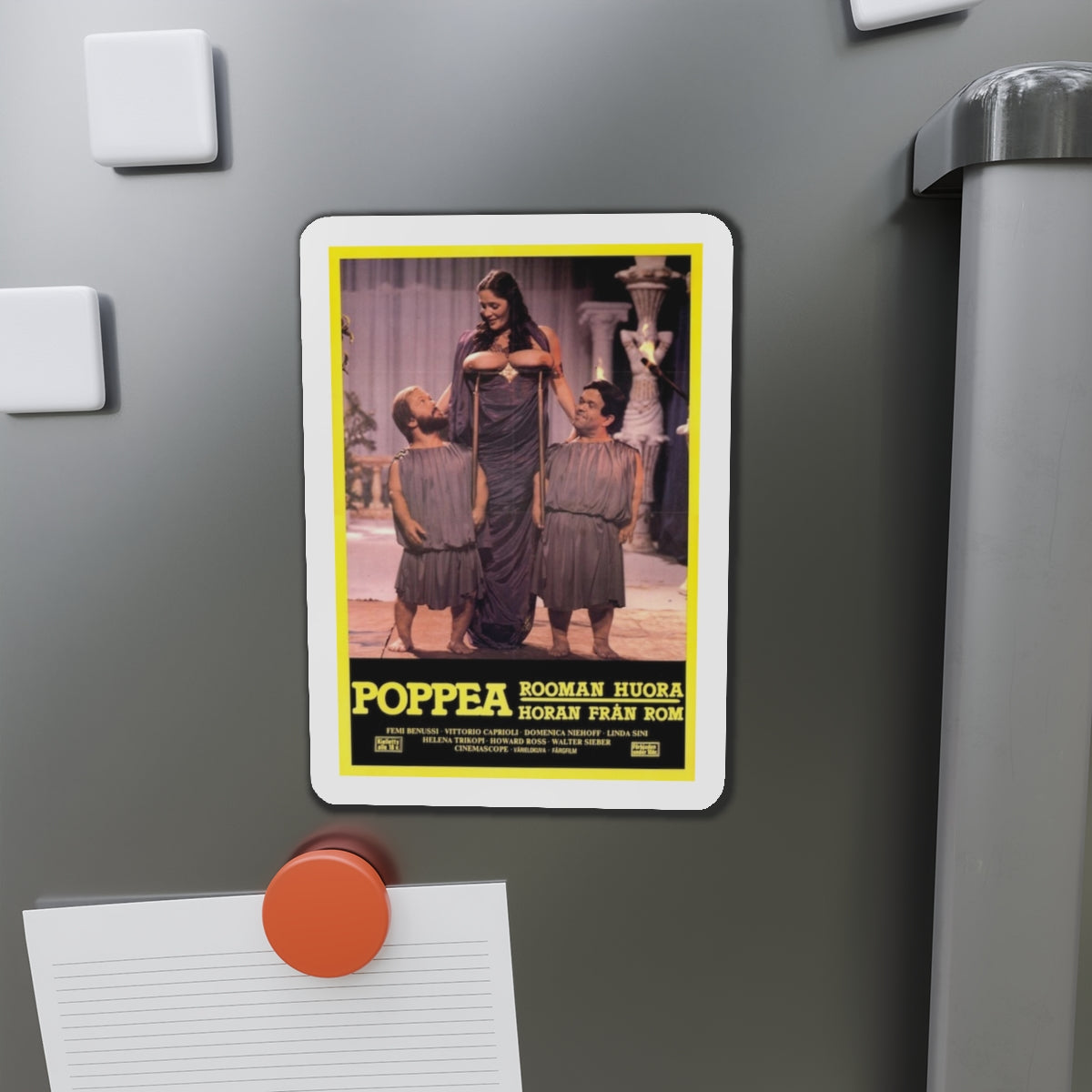 POPPEA 1972 Movie Poster - Refrigerator Magnet-The Sticker Space