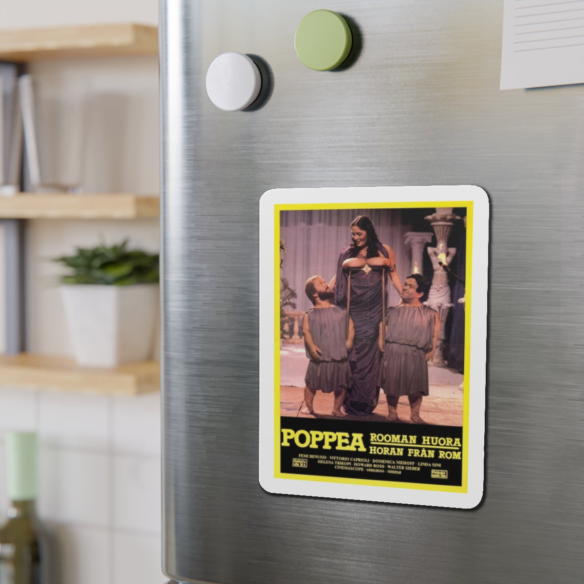 POPPEA 1972 Movie Poster - Refrigerator Magnet-The Sticker Space