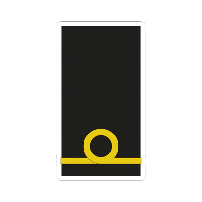 POR Navy OFD (Portugal) (Military Rank) STICKER Vinyl Kiss-Cut Decal 4 Inch White - The Sticker Space