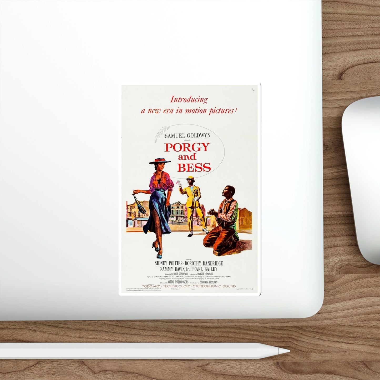 Porgy and Bess 1959 Movie Poster STICKER Vinyl Die-Cut Decal-The Sticker Space