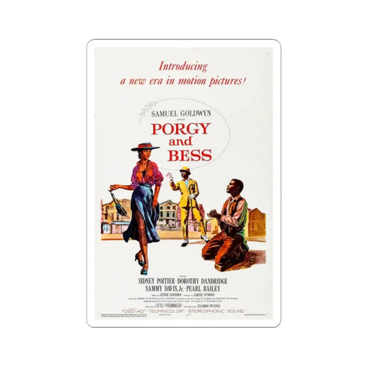 Porgy and Bess 1959 Movie Poster - STICKER Vinyl Kiss-Cut Decal 2 Inch White - The Sticker Space