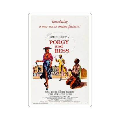 Porgy and Bess 1959 Movie Poster - STICKER Vinyl Kiss-Cut Decal 6 Inch White - The Sticker Space