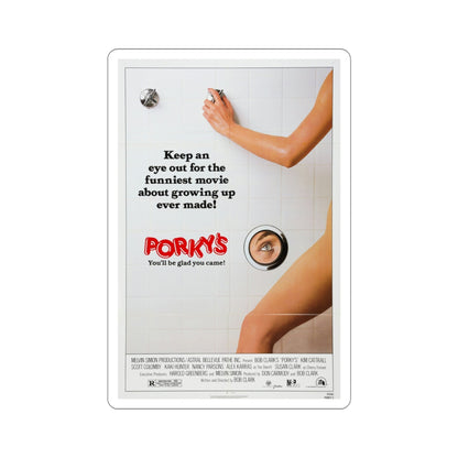 Porky's 1982 Movie Poster STICKER Vinyl Die-Cut Decal-4 Inch-The Sticker Space