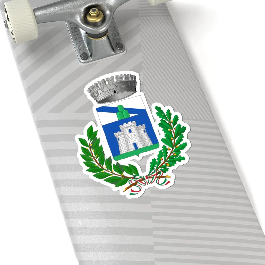 Pornassio-Stemma (Italy) (Coat of Arms) STICKER Vinyl Kiss-Cut Decal - The Sticker Space