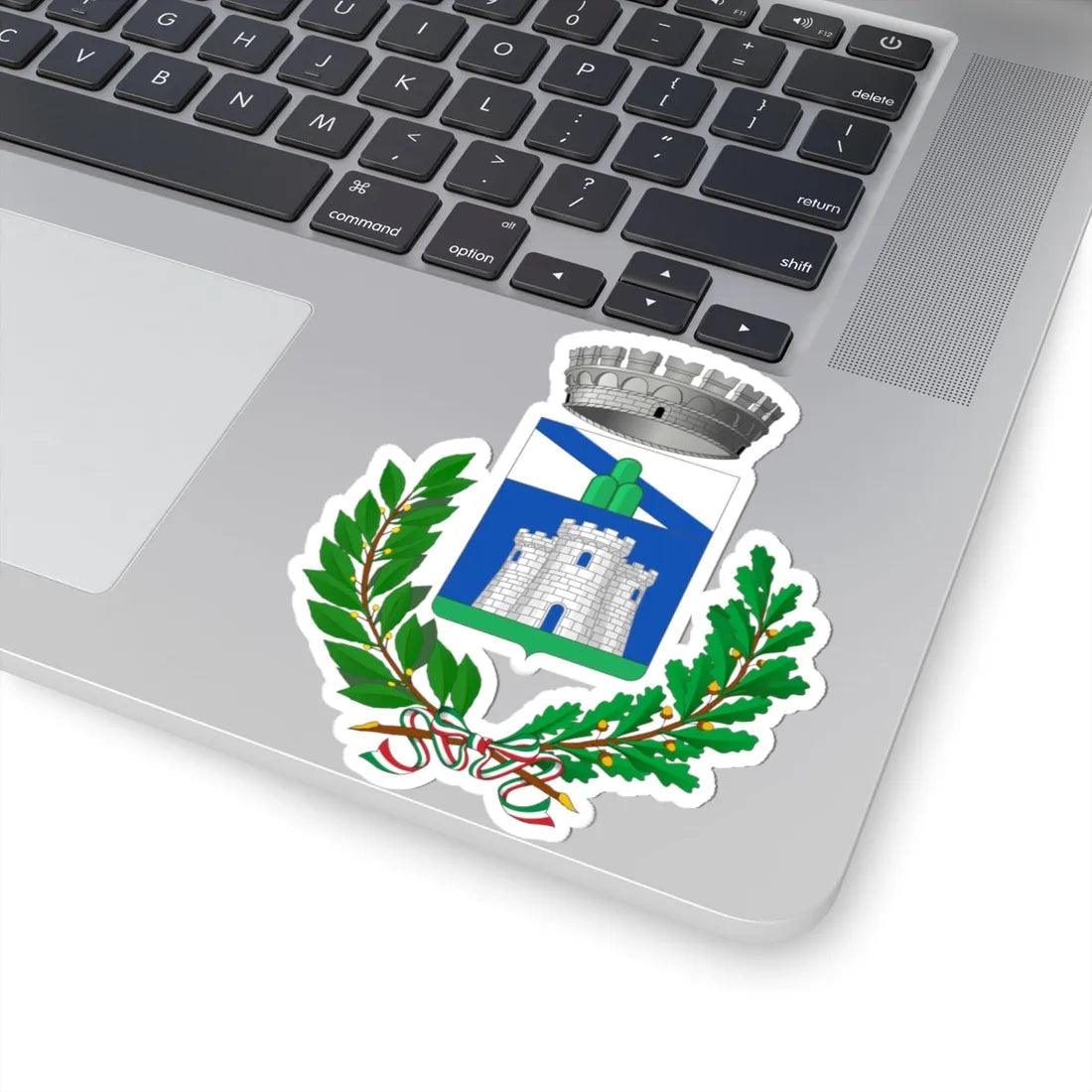 Pornassio-Stemma (Italy) (Coat of Arms) STICKER Vinyl Kiss-Cut Decal - The Sticker Space