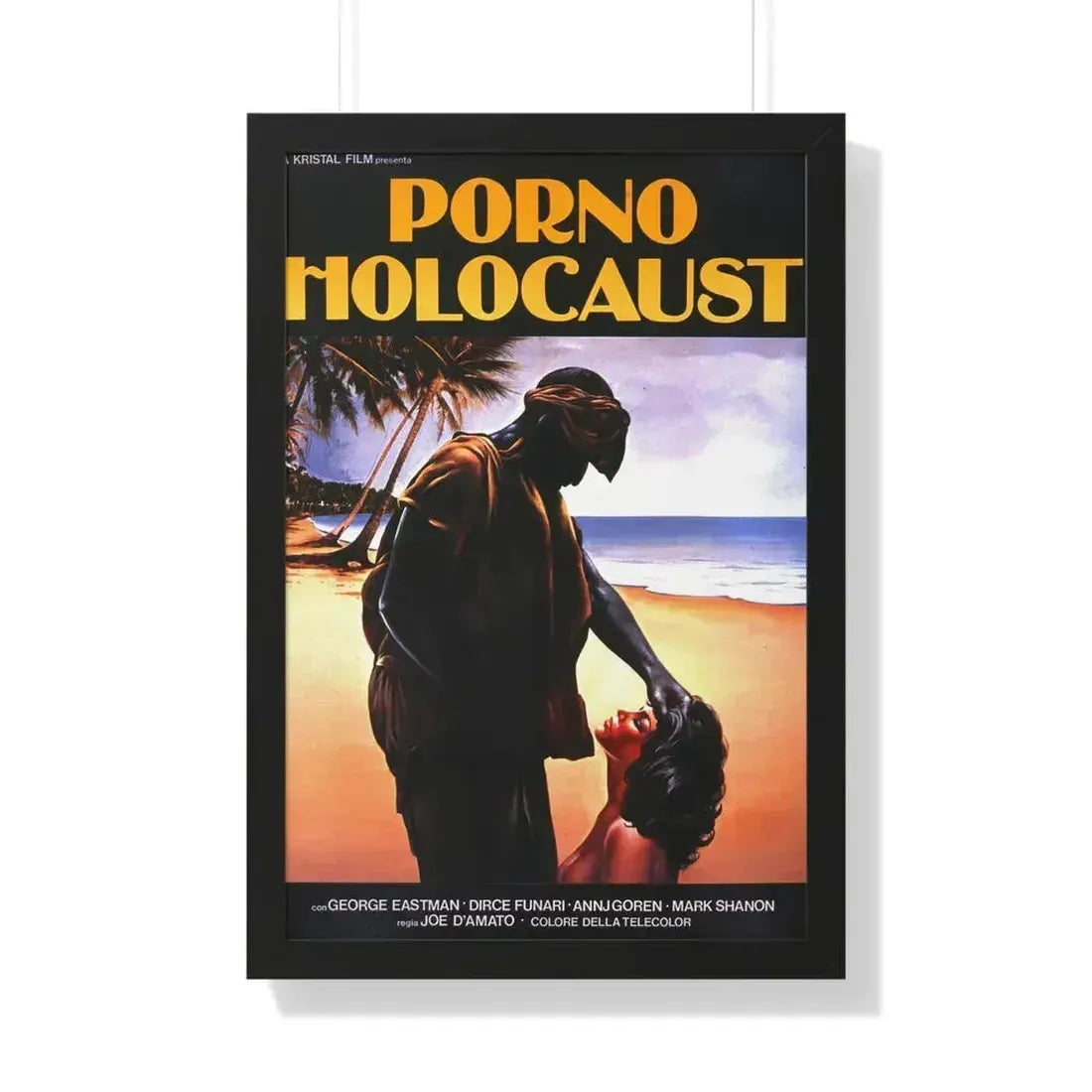 PORNO HOLOCAUST 1981 - Framed Movie Poster 20" x 30" Black - The Sticker Space