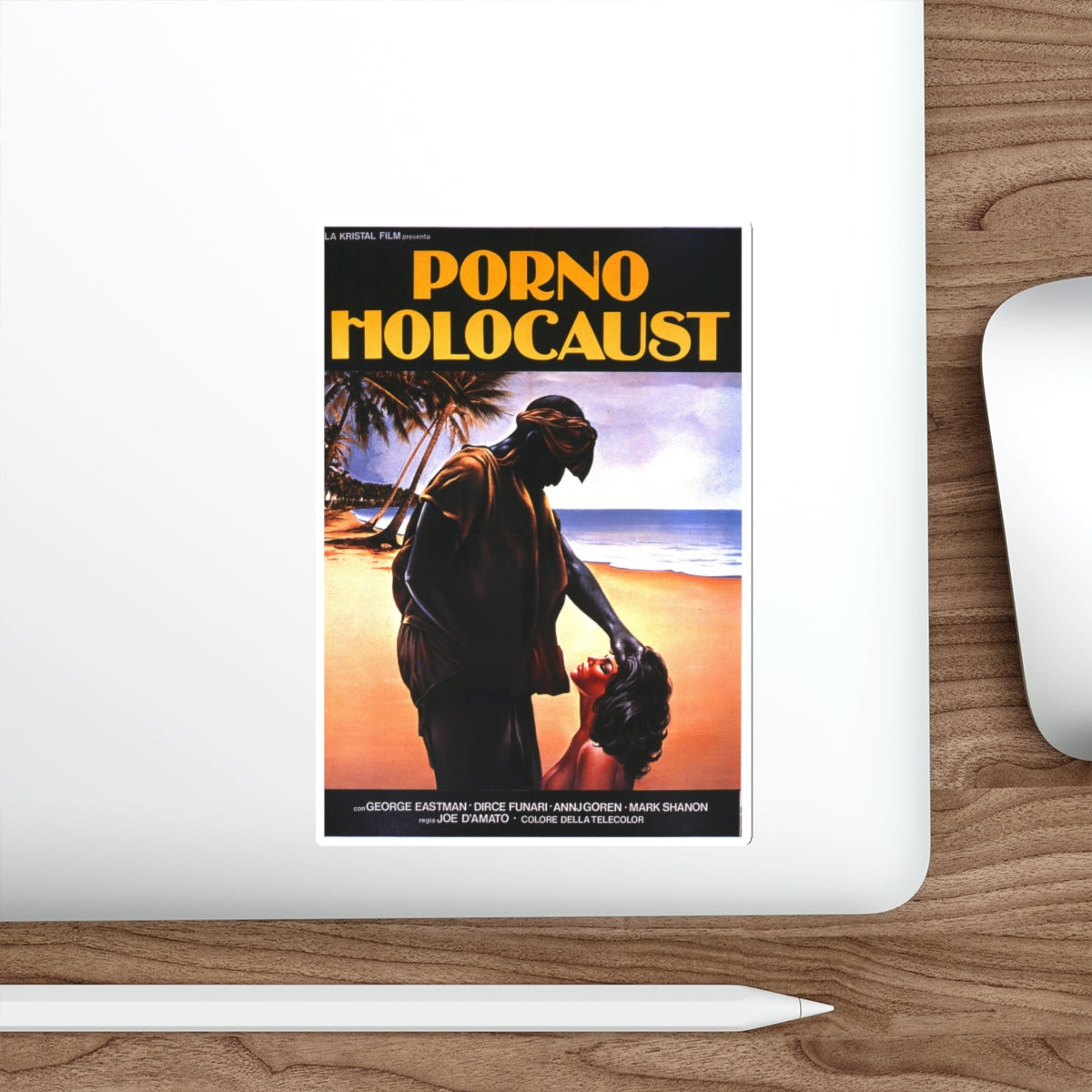 PORNO HOLOCAUST 1981 Movie Poster STICKER Vinyl Die-Cut Decal-The Sticker Space