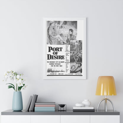 PORT OF DESIRE 1958 - Framed Movie Poster-The Sticker Space