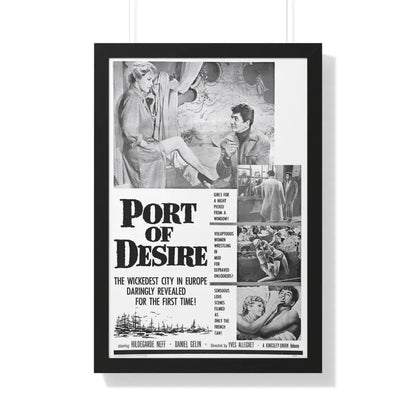 PORT OF DESIRE 1958 - Framed Movie Poster - The Sticker Space