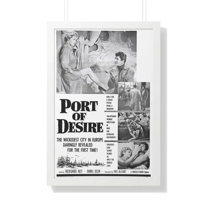 PORT OF DESIRE 1958 - Framed Movie Poster - The Sticker Space