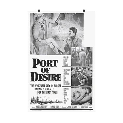 PORT OF DESIRE 1958 - Paper Movie Poster 20″ x 30″ Matte - The Sticker Space