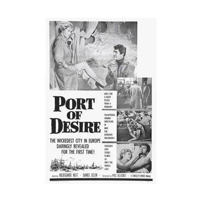 PORT OF DESIRE 1958 - Paper Movie Poster - The Sticker Space