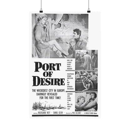 PORT OF DESIRE 1958 - Paper Movie Poster - The Sticker Space