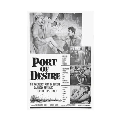 PORT OF DESIRE 1958 - Paper Movie Poster - The Sticker Space