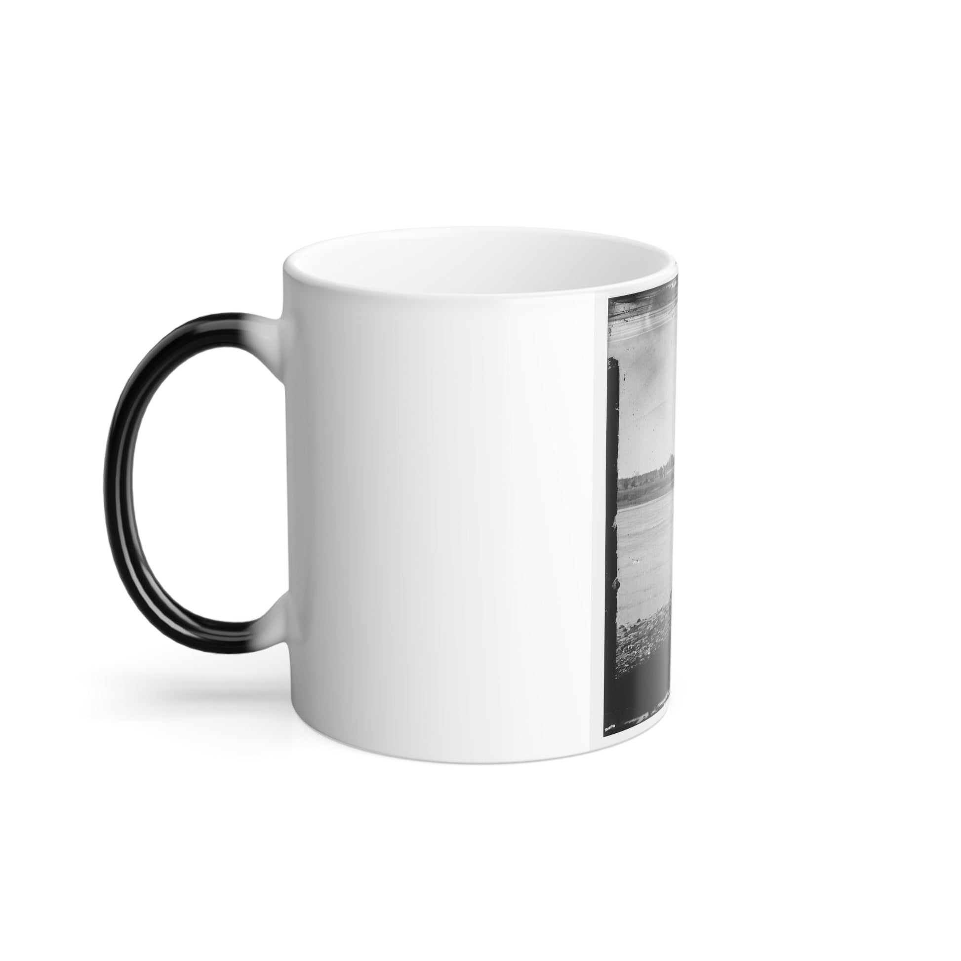 Port Royal Island, S.C. Coosaw Ferry; Battleground of January 1, 1862, in the Distance (U.S. Civil War) Color Morphing Mug 11oz-11oz-The Sticker Space