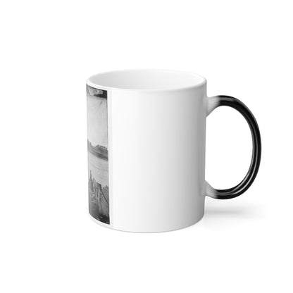 Port Royal Island, S.C. Coosaw Ferry; Battleground of January 1, 1862, in the Distance (U.S. Civil War) Color Morphing Mug 11oz-11oz-The Sticker Space