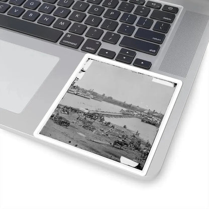 Port Royal, Va. The Rappahannock River Front During the Evacuation (U.S. Civil War) STICKER Vinyl Kiss-Cut Decal - The Sticker Space
