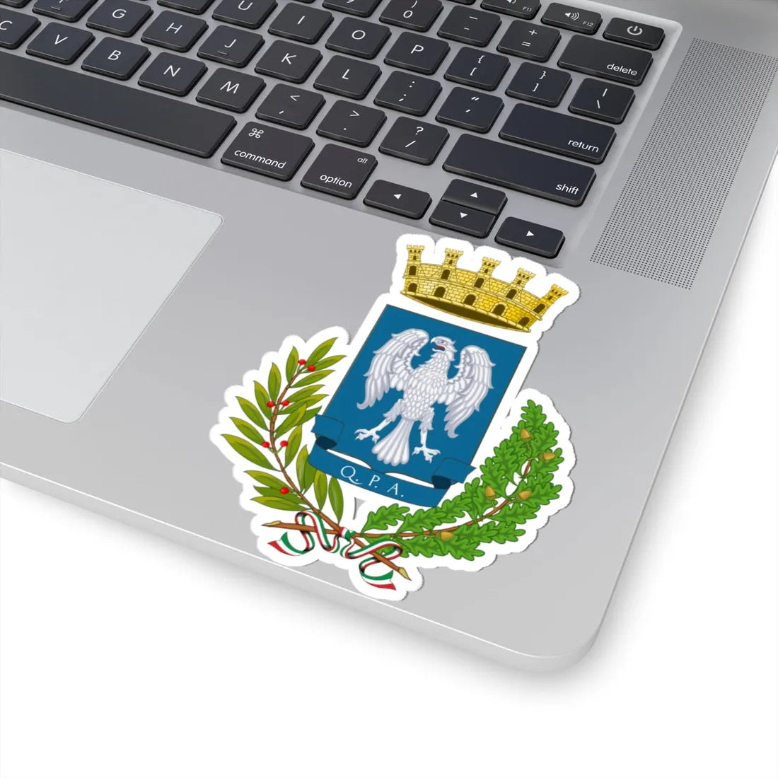 Portici-Stemma (Italy) (Coat of Arms) STICKER Vinyl Kiss-Cut Decal - The Sticker Space