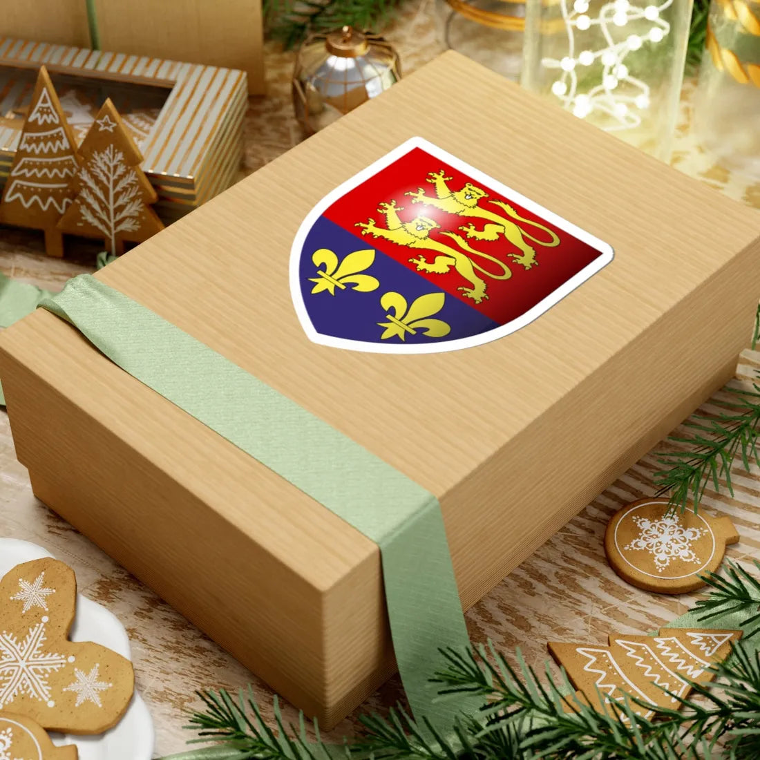 Portlaoise COA 3d (Ireland) (Coat of Arms) STICKER Vinyl Kiss-Cut Decal - The Sticker Space