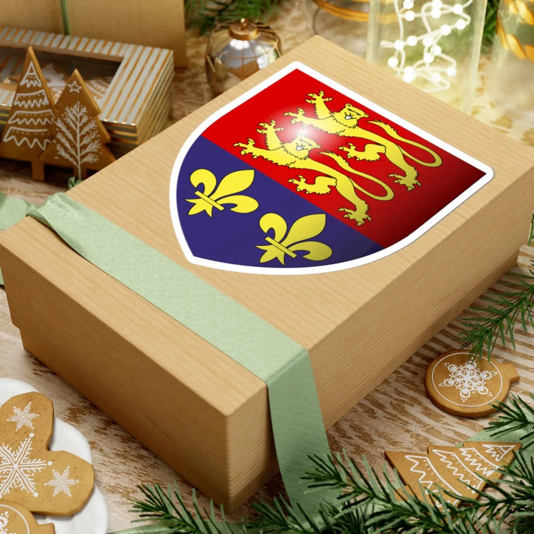 Portlaoise COA 3d (Ireland) (Coat of Arms) STICKER Vinyl Kiss-Cut Decal - The Sticker Space