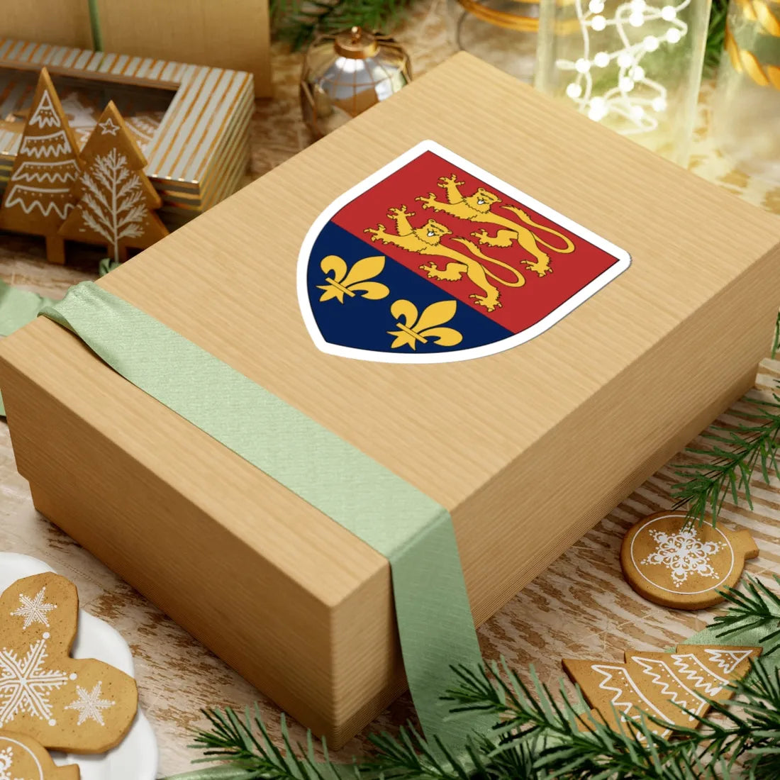 Portlaoise COA (Ireland) (Coat of Arms) STICKER Vinyl Kiss-Cut Decal - The Sticker Space