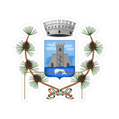 Portofino-Stemma (Italy) (Coat of Arms) STICKER Vinyl Kiss-Cut Decal 4 Inch White - The Sticker Space