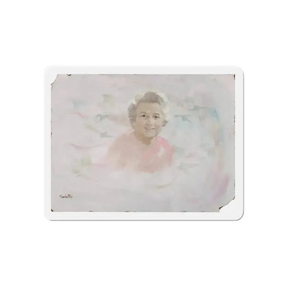 Portrait Illustration (Magazine Illustration) Refrigerator Magnet 6 Inch Die-Cut - The Sticker Space