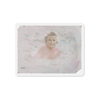 Portrait Illustration (Magazine Illustration) Refrigerator Magnet-6 × 6"-The Sticker Space