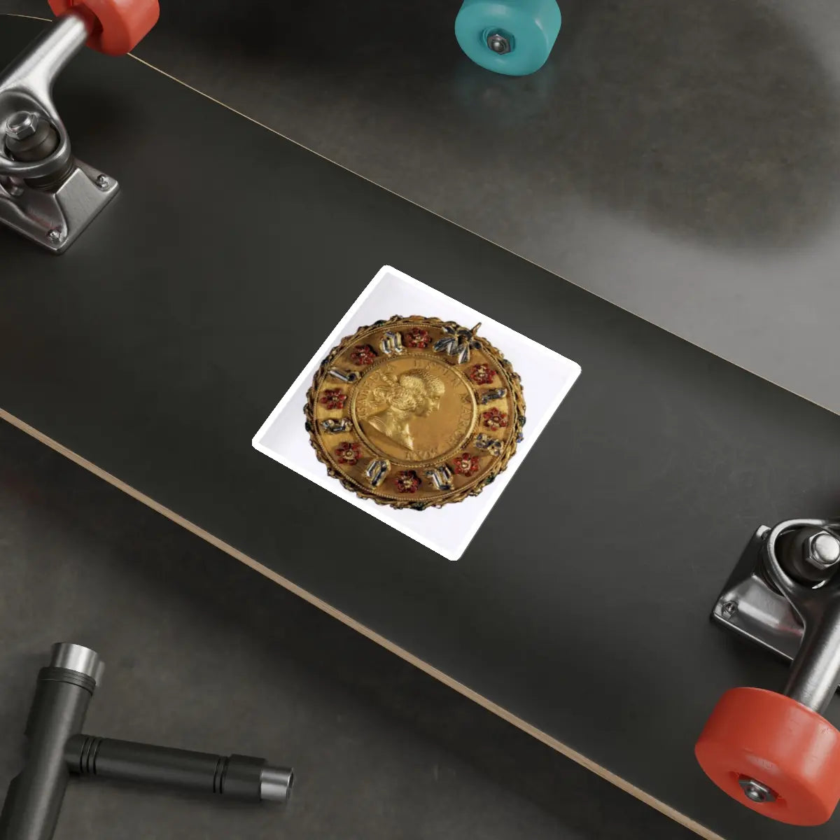 SKU:15966834973059457512 Sticker types:White Shape:Die-Cut Sizes:4" × 4"