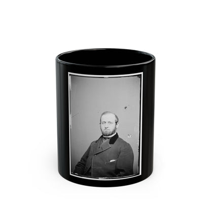Portrait Of Anson Stager, Telegraph Corps, Officer Of The Federal Army (Brevet Brig. Gen. From Mar. 13, 1865) (U.S. Civil War) Black Coffee Mug