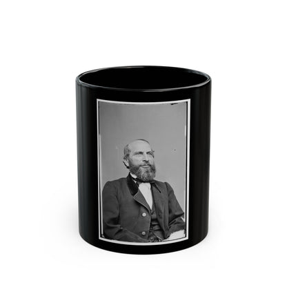 Portrait Of Attorney-General James Speed, Officer Of The United States Government (U.S. Civil War) Black Coffee Mug-11oz-The Sticker Space