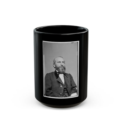 Portrait Of Attorney-General James Speed, Officer Of The United States Government (U.S. Civil War) Black Coffee Mug-15oz-The Sticker Space