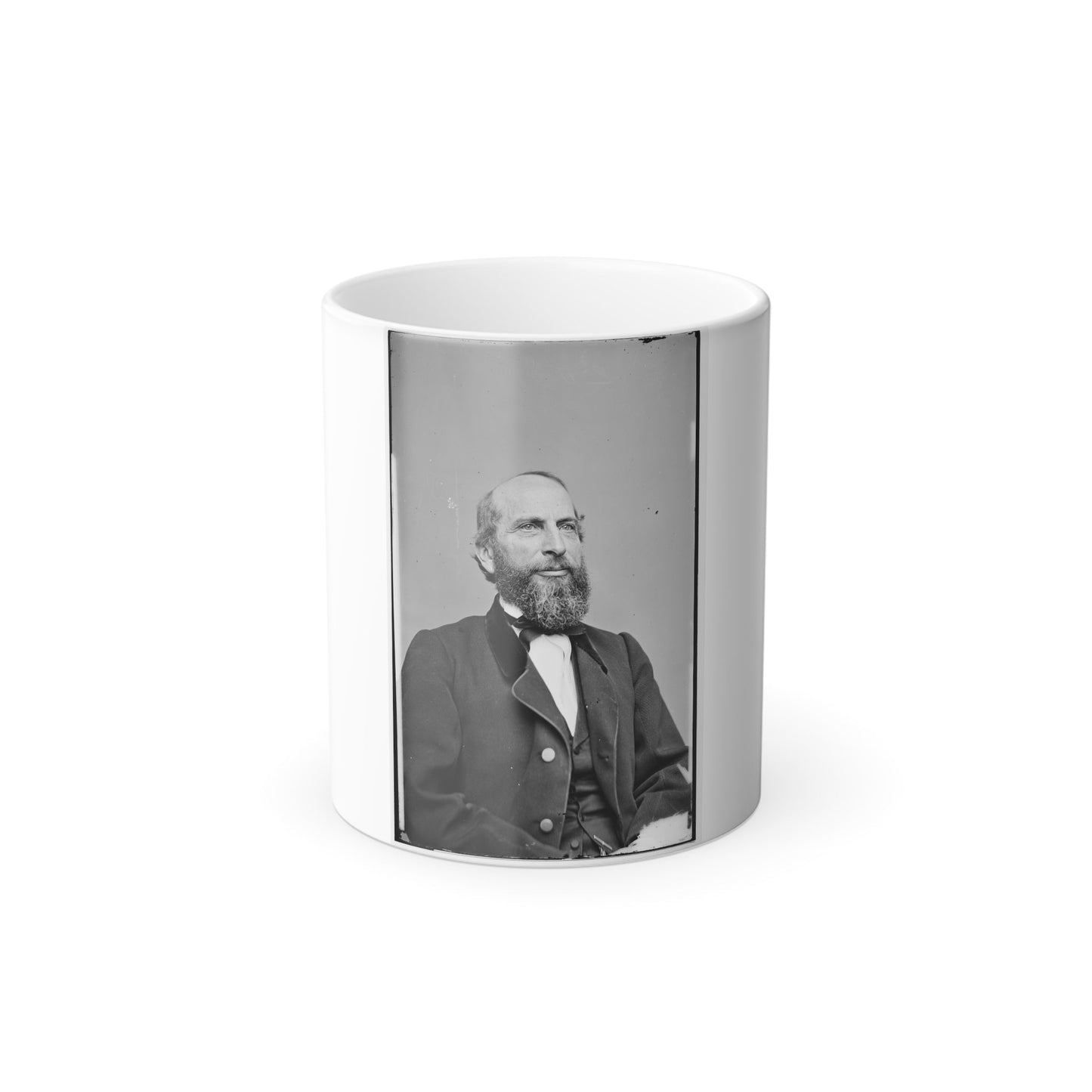 Portrait of Attorney-General James Speed, Officer of the United States Government (U.S. Civil War) Color Morphing Mug 11oz-11oz-The Sticker Space