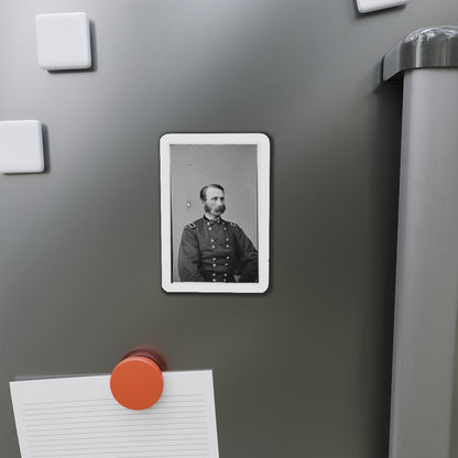 Portrait Of Brevetted Brigadier General Napoleon Bonaparte Mclauglen (1823-1887) (U.S. Civil War) Refrigerator Magnet-The Sticker Space