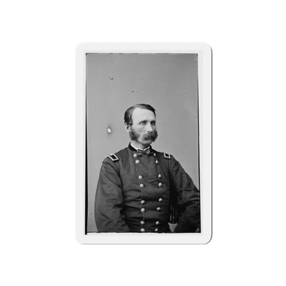 Portrait Of Brevetted Brigadier General Napoleon Bonaparte Mclauglen (1823-1887) (U.S. Civil War) Refrigerator Magnet-5" x 5"-The Sticker Space