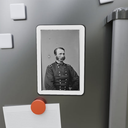 Portrait Of Brevetted Brigadier General Napoleon Bonaparte Mclauglen (1823-1887) (U.S. Civil War) Refrigerator Magnet-The Sticker Space