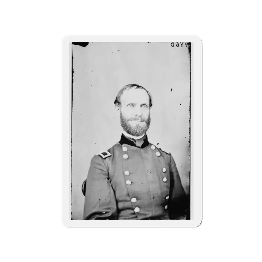 Portrait Of Brig. Gen. Edward D. Townsend, Assistant Adjutant General (U.S. Civil War) Refrigerator Magnet - The Sticker Space