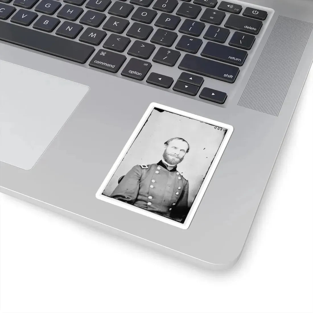 Portrait of Brig. Gen. Edward D. Townsend, Assistant Adjutant General (U.S. Civil War) STICKER Vinyl Kiss-Cut Decal - The Sticker Space