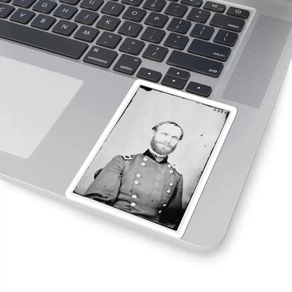 Portrait of Brig. Gen. Edward D. Townsend, Assistant Adjutant General (U.S. Civil War) STICKER Vinyl Kiss-Cut Decal - The Sticker Space