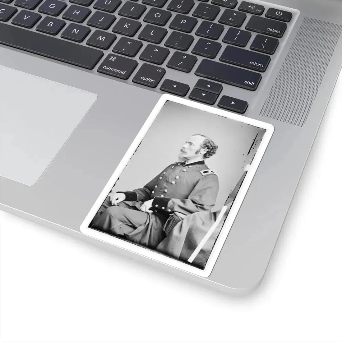 Portrait of Brig. Gen. Emerson Opdycke, Officer of the Federal Army (U.S. Civil War) STICKER Vinyl Kiss-Cut Decal - The Sticker Space