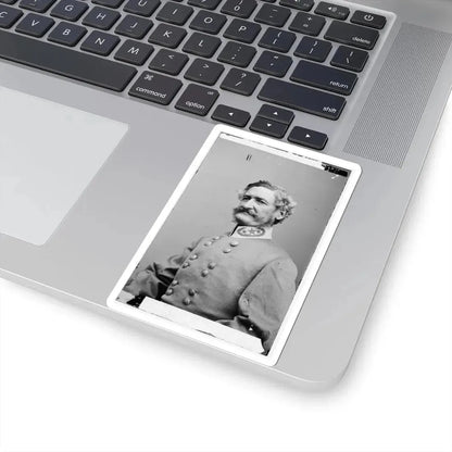 Portrait of Brig. Gen. Henry H. Sibley, Officer of the Confederate Army (U.S. Civil War) STICKER Vinyl Kiss-Cut Decal - The Sticker Space